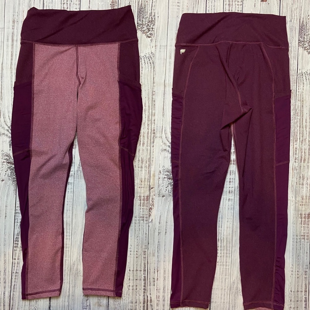 Fabletics Mila High-Waisted Pocket 7/8 Leggings. Size Small. EUC.